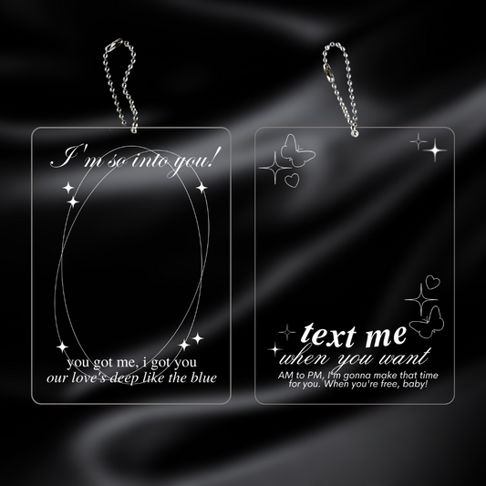 Text me - Double Sided Photocard Holder