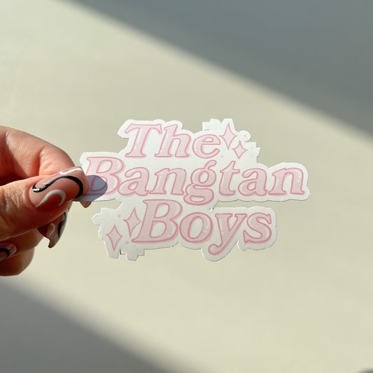 "The Bangtan Boys" Pink Sticker